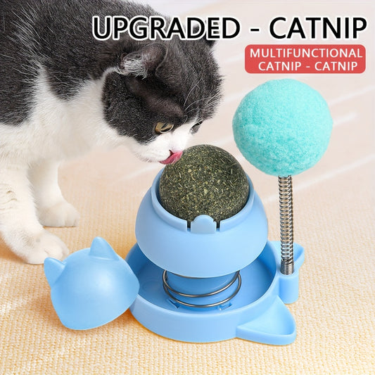 Catnip Ball Cat Toy Self-amusement Reliever Cat Cat Kitten Teasing Stick Pet Cat Bite-resistant Teething Supplies